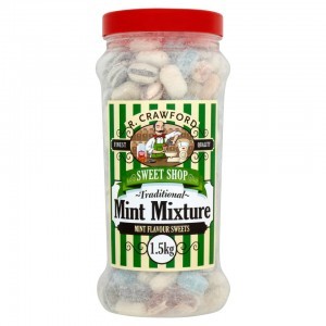 R. Crawford Traditional Mint Mixture Mint Flavour Sweets 1.5kg
