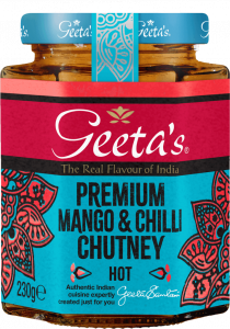 Geetas Premium Mango & Chilli  Chutney 30g