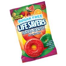 LifeSavers Sugar Free 5 Flavor Candy - 2.75 oz. bag