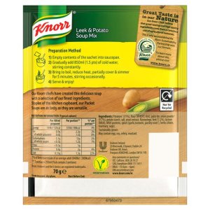 Knorr Thick Potato & Leek Soup, makes 850ml