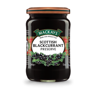 MACKAYS SCOTTISH BLACKCURRANT PRESERVE 340g