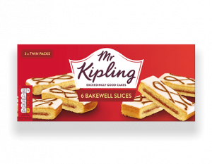 Mr. Kipling 6 Bakewell Slices- Fresh Frozen