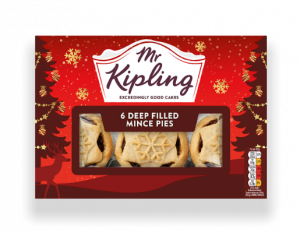 Mr. Kipling 6 Mince Pies 410g.(fresh frozen)
