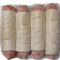Handmade Pork Sausage rolls 89% pork