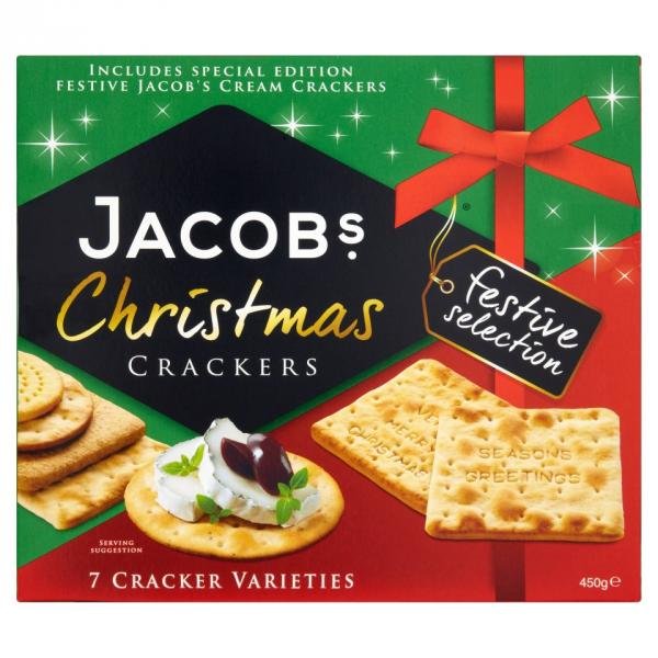 Jacob's Festive Selection Christmas Crackers 450g